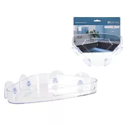cumpără Raft de baie Holland 53947 Bathroom Solutions 23x15x5cm, cu ventuze, plastic în Chișinău 