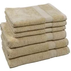 купить Домашний текстиль Sweet Home Полотенце для лица Qween 50x90 см, 500 г/м2, кремовый брюле в Кишинёве 