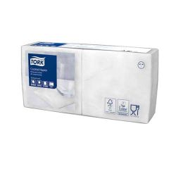 Servetele de Masa, 2str, 24x24 cm, 200 buc, Albe, Advanced, Tork