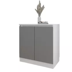 купить Комод Smartex (16424) Т8 80cm Alb+Grafit в Кишинёве 
