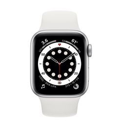 Apple Watch 6 40mm (MG283), Silver / White
