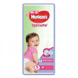 Huggies chiloței pentru fetițe 5, 13-17 kg, 48 buc.