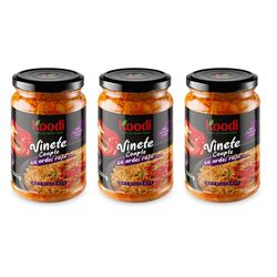 Запеченный баклажан с красным перцем,  350g 3шт