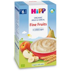 Молочная органическая каша Hipp Пшеничная с фруктами (6+ мес.), 250 г
