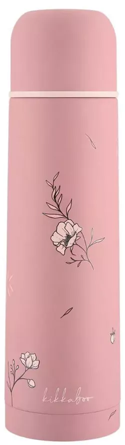 купить Термос для напитков Kikka Boo 31302030095 Flora Blush, 500ml (otel inoxidabil) в Кишинёве 