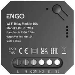 купить Термостат ENGO Controls EREL-16WIFI, 16A, monitorizare consum, NO-COM в Кишинёве 