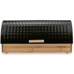 купить Хлебница Konighoffer Geometric Bamboo Black в Кишинёве 