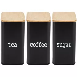 купить Контейнер для хранения пищи Florina 5Z6593 Set 3 containere metal/bambo, 3x1.4L в Кишинёве 