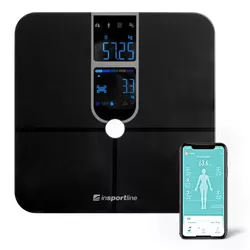 cumpără Cântar de podea inSPORTline 13450 Cantar (180 kg) Syncale 100 IN30432-1 Black, 180 kg în Chișinău 