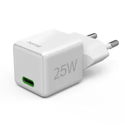 купить Зарядное устройство сетевое Hama 201981 Super Mini-charger, USB-C, 25W в Кишинёве 