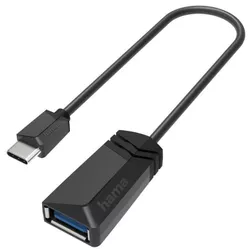 купить Кабель для моб. устройства Hama 200312 OTG USB-C Plug - USB Socket, USB 3.2 Gen 1,5 Gbit/s в Кишинёве 