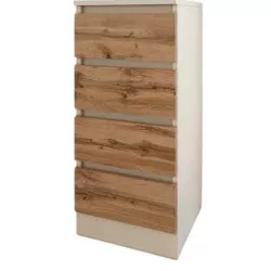купить Комод Smartex (16007) Т1 40cm Ivory+Stejar Inchis в Кишинёве 
