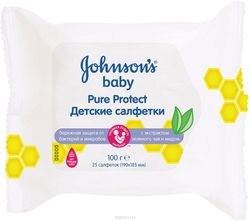Johnson’s Baby Șervețele umede Pure Protect 25 buc