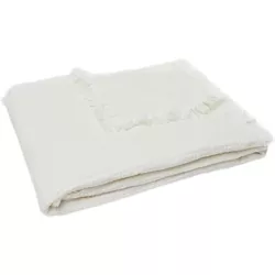 купить Детское постельное белье Jollein 521-557-66041 Paturica Muslin Fringe Ivory, 120x120cm в Кишинёве 
