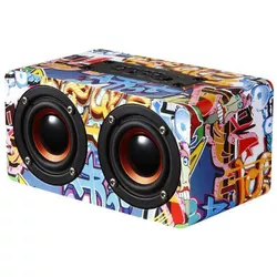 cumpără Boxă portativă Bluetooth Helmet Super Bass W5 Graffiti în Chișinău 