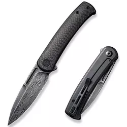 купить Нож походный Civivi C21025B-DS1 Cetos, mâner carbon fiber+inox, Frame Lock в Кишинёве 