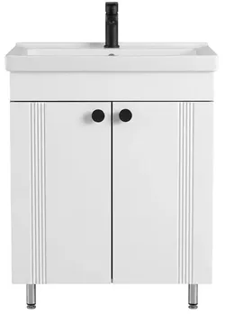 cumpără Dulap pentru lavoar Mashtab 12130 Palma (Sava) cu 2 uși 650x470x850 Alb mat în Chișinău 