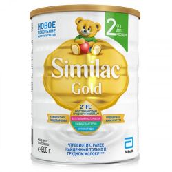Similac Gold 2 молочная смесь, 6-12 мес. 800 г