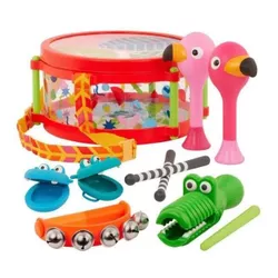 cumpără Jucărie muzicală Battat BT1929Z Set de tobe cu accesorii, cod 61705 în Chișinău 