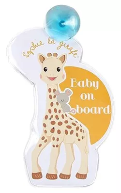 cumpără Parasolar auto Sophie la Girafe 470213 Set 2 parasolare Baby On Board Sign în Chișinău 