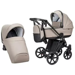 купить Детская коляска Angelina Carucior 2in1 Enigma Eco Leather Beige Ecco-14 в Кишинёве 