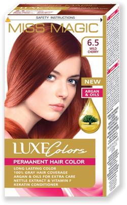 Краска для волос, SOLVEX Miss Magic Luxe Colors, 108 мл., 6.5 - Дикая черешня
