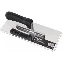 купить Шпатель TAQT TQNT08 mistrie pentru tencuială dințată 280*115 mm dinte 8 mm в Кишинёве 