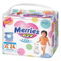 Merries Chiloței XL,12-22 kg, 24 buc.