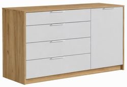 купить Комод MatroLuxe 024440 Aura №3 (Oak Craft Gold) в Кишинёве 