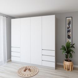 купить Шкаф Smartex (15951) N17 220cm Alb+Kashemir в Кишинёве 
