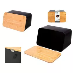 купить Хлебница 5five 50292 Modern color 37x23x22cm черная в Кишинёве 