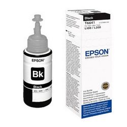 Ink  Epson T66414A black bottle 70ml