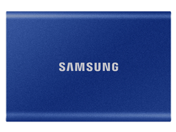 2.0TB (USB3.2/Type-C) Samsung Portable SSD T7 , Blue (85x57x8mm, 58g, R/W:1050/1000MB/s)