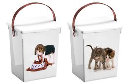 Cutie pentru pastrarea alimentelor pentru animale, 5l, plastic