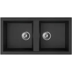 cumpără Chiuvetă bucătărie Milo Alpha ALP.G.2KBO-A în Chișinău 