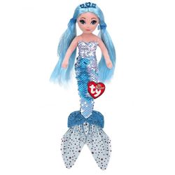 купить Мягкая игрушка TY TY02502 INDIGO foil blue mermaid 27 cm в Кишинёве 