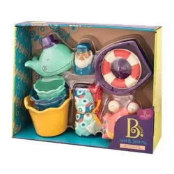 купить Аксессуар для купания Battat BX1568Z Setul Jucăriilor pentru Baie Balena cu ștergare, cod 57738 в Кишинёве 