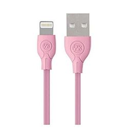 cumpără Cablu telefon mobil WK Design WDC-041 Ultra Speed Data Lightning Pink în Chișinău