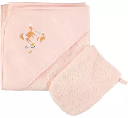 cumpără Accesoriu pentru baie Premaman PBRDWX-ROC-UNQ Prosop de baie cu gluga si manusa Enchanted Forest în Chișinău 