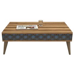 cumpără Măsuţă cafea Trendy Oras, Nuc, Calcedonie 105x36x60cm în Chișinău 