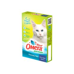 Omega Neo блестящая шерсть для кошек 90 таб