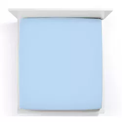 cumpără Lenjerie de pat Formesse 035-19-0522 Fitted Sheet Bella Gracia standard 180x190-200x220 Light blue în Chișinău 