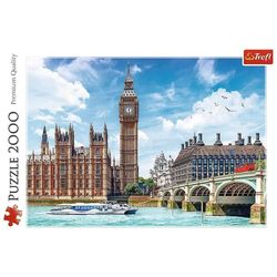 купить Головоломка Trefl 27120 Puzzles - 2000 - Big Ben, London, England в Кишинёве 
