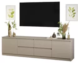 cumpără Comodă TV MebelStar NEO 4S2D 200x43x53 Cashmere (MBS-1012) în Chișinău 