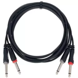 купить Кабель для музыкального инструмента CORDIAL EU 3 PP (2xjack mono/2xjack mono) 3m 14845 в Кишинёве 