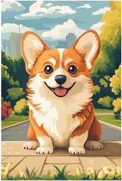 cumpără Puzzle Три Совы RL376360 "Corgi in parc", 24 elemente în Chișinău 
