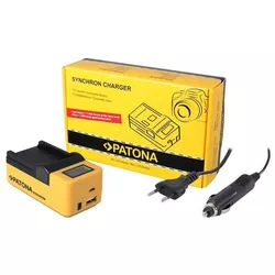 купить Зарядное устройство для фото-видео Patona Synchron USB Fujifilm NP-W126 LCD в Кишинёве 