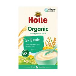 Terci 3 cereale fara lapte Holle Organic (6+ luni) 250 g