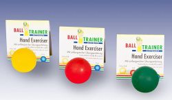 Expander Ball Trainer d=5 cm Dittmann Silicon DL13002 red, medium (7913)