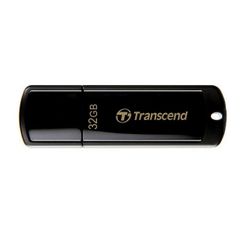 32GB USB2.0 Flash Drive Transcend "JetFlash  350", Black, Classic Cap (R/W:18/8MB/s)